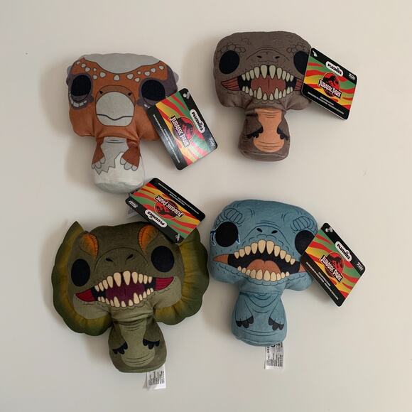 Funko Other - Funko POP! Plushies: 6'' Jurassic Lot Of 4 Beanbag Mini Plush New